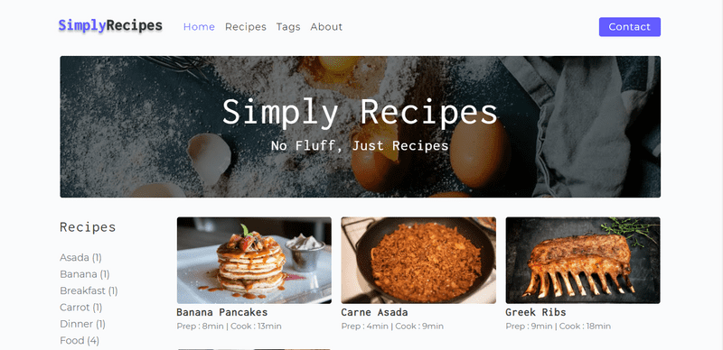 Simply Recipes Project